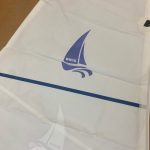 Zeilmakerij m-sails - grootzeil met speciaal club logo