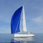 zeilmakerij m-sails dufour 525 gl performance gennaker + spinnaker radial 3