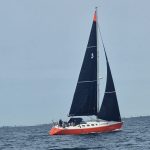 zeilmakerij m-sails radial cut black zeil oranje top First 41s5